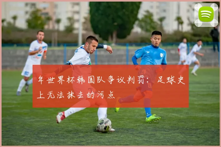 年世界杯韩国队争议判罚：足球史上无法抹去的污点